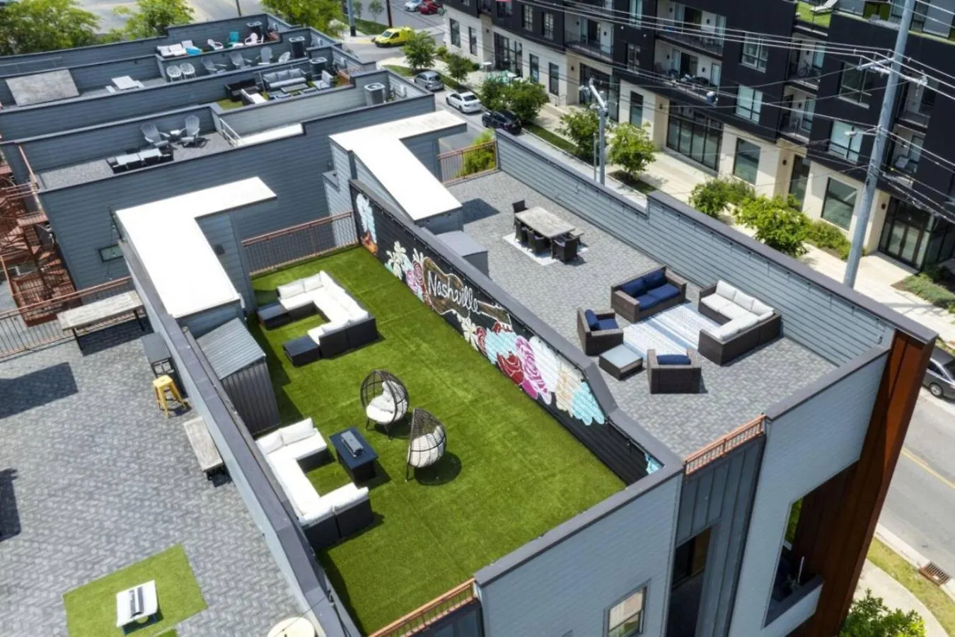 Nashvilla Townhome Gigantic Rooftop Pure Luxury Nashville Tatil Evi